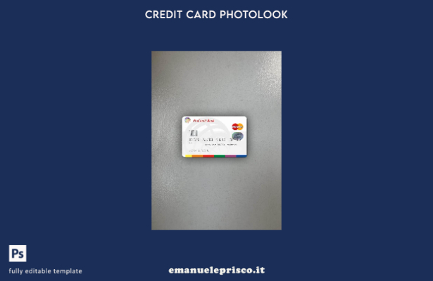 modello frontale photolook Romania ProCredit MasterCard stile verificato
